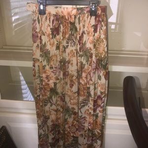 Vintage floral skirt
